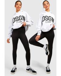 Boohoo - Basics 2 Pack High Waisted Core Jersey Leggings - Lyst