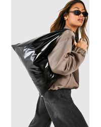 Boohoo - Metallic Tote Bag - Lyst