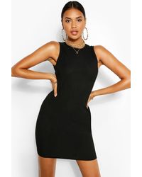 boutique lace racer neck bodycon dress