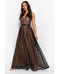 plunge neck split maxi shirt