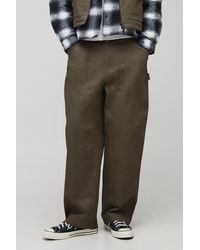 Boohoo - Baggy Fit Overdyed Carpenter Jeans - Lyst