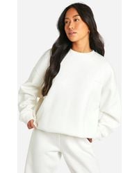 Boohoo - Dsgn Studio Embroidered Oversized Sweatshirt - Lyst
