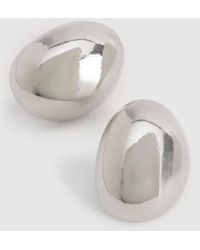 Boohoo - Siilver Bubble Stud Earrings - Lyst