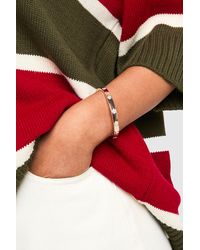 Boohoo - Embellished Flower Detail Bangle - Lyst