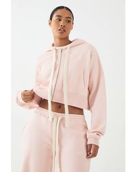 DSGN Studio - Contrast Drawcord Boxy Crop Hoodie - Lyst