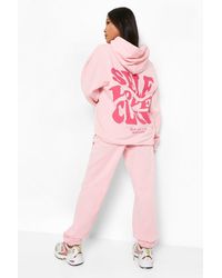 light pink tracksuit womens