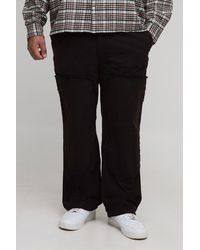 BoohooMAN - Plus Bleach Wash Relaxed Fit Carpenter Pants - Lyst