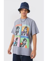BoohooMAN - Oversized Ice Cube Wash License T-shirt - Lyst