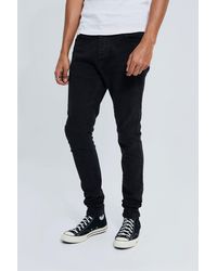 H&M Tech Stretch Skinny Jeans in Black for Men | Lyst