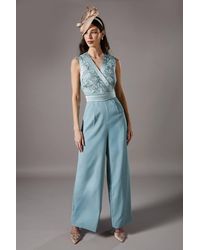 Coast - Lace Top Jumpsuit - Lyst