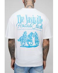 Boohoo - Tall Oversized Nashville Western Horse Print T-Shirt - Lyst