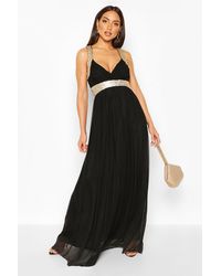 boohoo boutique sequin & mesh maxi dress