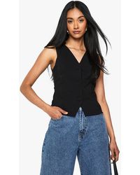 Boohoo - Super Stretch Button Waistcoat - Lyst