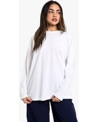 Boohoo - Basics Oversized Long Sleeve T-Shirt - Lyst