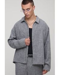 Boohoo - Oversized Welt Pocket Overshirt - Lyst