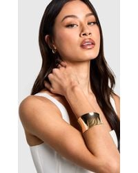Boohoo - Chunky Brushed Bangle - Lyst