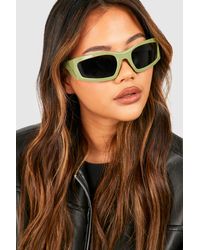 Boohoo - Sage Visor Sunglasses - Lyst