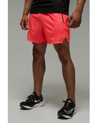 Boohoo - Active Perforated Stretch Woven Regular Fit 5Inch Short - Lyst