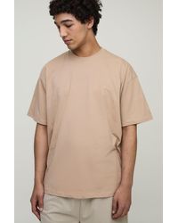 BoohooMAN - Oversized Crew Neck T-Shirt - Lyst