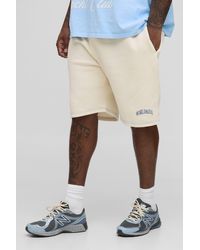 BoohooMAN - Plus lockere Worldwide Shorts mit Kontrast-Naht - Lyst