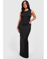 Boohoo - Plus Super Soft Low Back Maxi Dress - Lyst