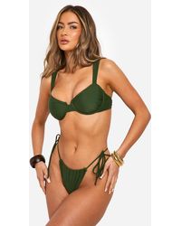 Boohoo - Mix & Match Tie Side Bikini Briefs - Lyst