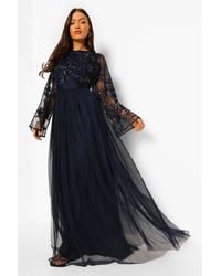 NA-KD Pink Twist Detail Long Sleeve Mini Dress | Lyst