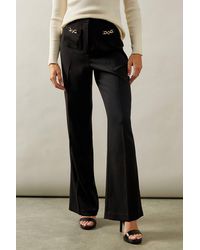 Wallis - Patch Pocket Wide Pants - Lyst