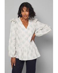 Wallis - Ladder Trim Insert Blouse - Lyst