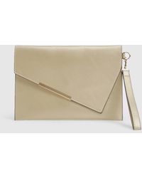 Boohoo - Asymmetric Fold Over Large Envelope Clutch Bag - Lyst