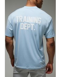 BoohooMAN - Man Active Performance Training Dept Oversize T-Shirt - Lyst