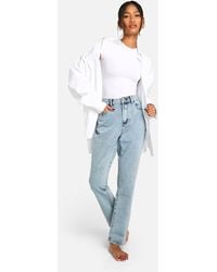 Boohoo - Basics High Waisted Slim Fit Jeans - Lyst