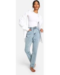 Boohoo - Basics High Waisted Slim Fit Jeans - Lyst
