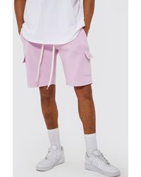 Pink Cargo shorts for Men | Lyst