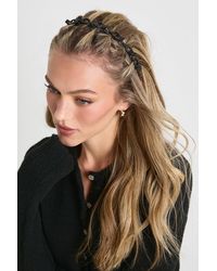 Boohoo - Twist Plait Detail Headband - Lyst