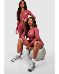 Boohoo - Premium Sculpt Reform Seam Detail Sports Jacket - Lyst