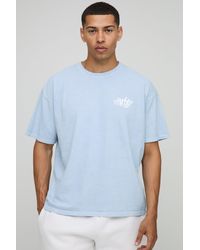 BoohooMAN - Oversize T-Shirt mit Homme Grafitti-Print - Lyst