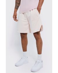 BoohooMAN - Relaxed Limited Heavyweight Volley Short - Lyst