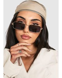 Boohoo - Gafas De Sol Estilo Ojo De Gato Con Montura De Metal - Lyst