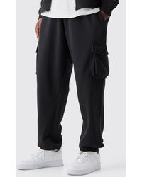 BoohooMAN - Oversized Fit Cargo Jogger - Lyst
