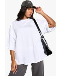 Boohoo - Camiseta Plus Súper Oversize De Algodón - Lyst