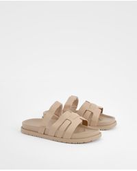 Boohoo - Cut Out Detail Sliders - Lyst