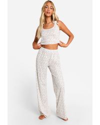 Boohoo - Ditsy Floral Tank And Trouser Pyjama Set - Lyst