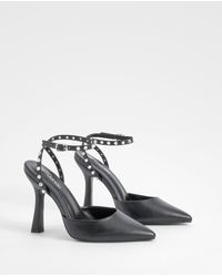 Boohoo - Stud Detail Two Part Court Shoe - Lyst