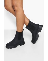 boohoo flat boots