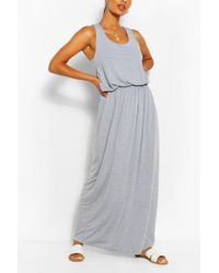 boohoo racer back maxi dress