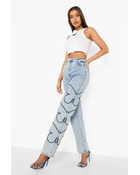 Boohoo bootcut jeans Clearance