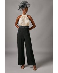 Coast - Mono Halter Jumpsuit - Lyst