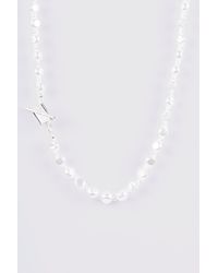 BoohooMAN - Halskette mit Perlen-Anhänger - Lyst