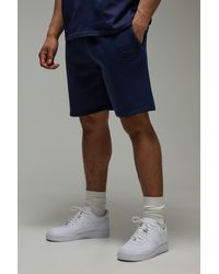 Boohoo - Pantalón Corto Man Active Holgado Con Estampado Training Dept - Lyst